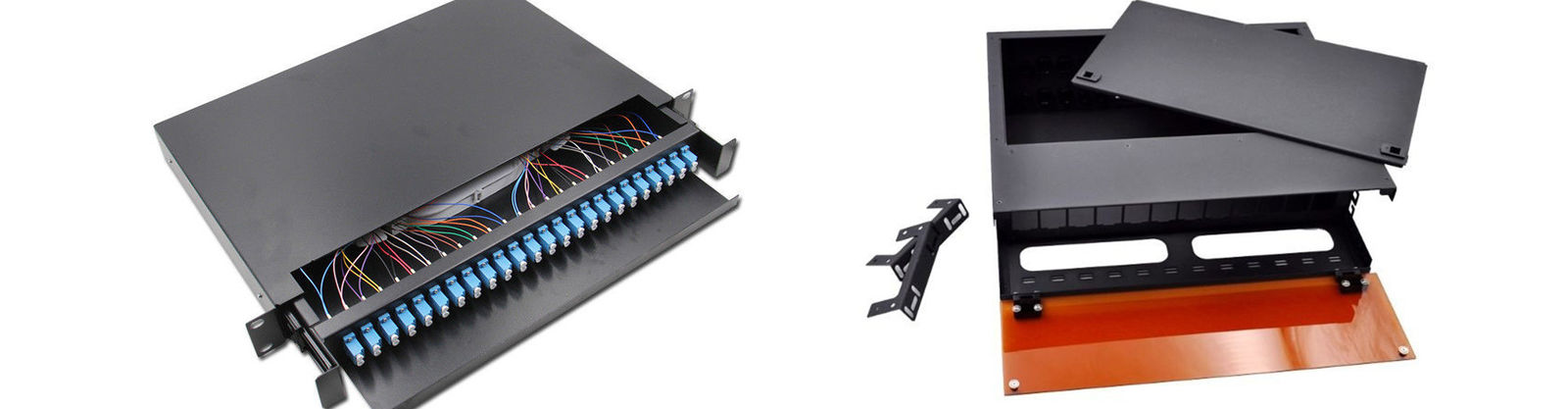 Glasfaser-Patch-Panel und Gehäuse
