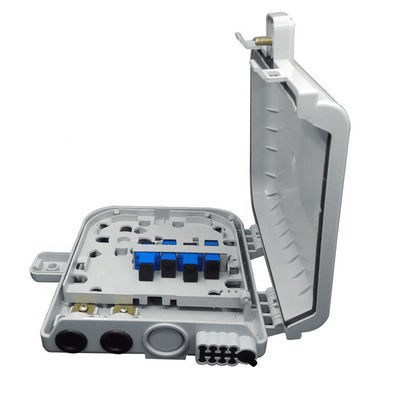 Faser-Optikanschlusskasten 8Core SM/DX SC/LC/ST/FC hellgraues/Schwarzes IP 66