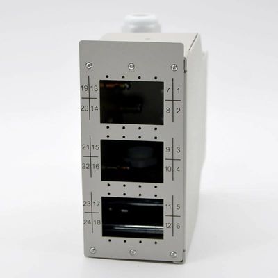 Faser-walzen Optik- Hutschiene-Anschlusskasten Stahl 12 Port-24core zu 48Core kalt