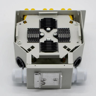 24 Kern-Hutschiene-Lichtwellenleiter-Schalttafel 12 St.-Duplex-Adapter-Terminalverbindungs-Kasten