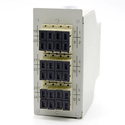 Faser-walzen Optik- Hutschiene-Anschlusskasten Stahl 12 Port-24core zu 48Core kalt