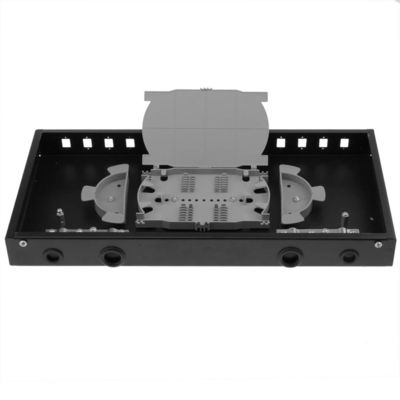 Örtlich festgelegter des Gestell-Berg-ODF Hafen Faser-Optikder schalttafel-1U 12 mit Adapterplatte