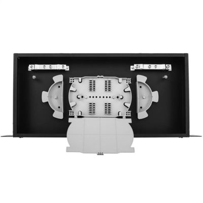 Örtlich festgelegter des Gestell-Berg-ODF Hafen Faser-Optikder schalttafel-1U 12 mit Adapterplatte