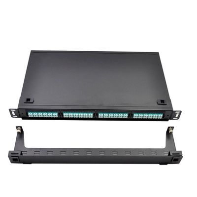 Kassetten-Modul 96F MPO 1U MTP zum LC-Schalttafel-Gestell-Berg-Schwarzen