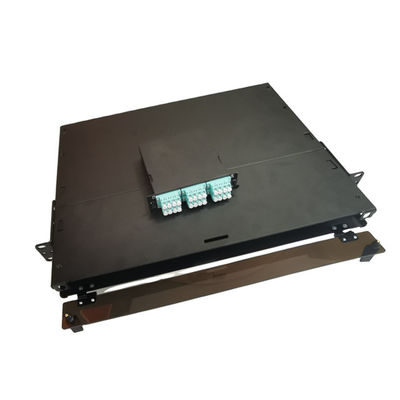 19&quot; Metallfaser-Beendigungs-Kasten der LC-Faser-Schalttafel-MTP MPO 1U