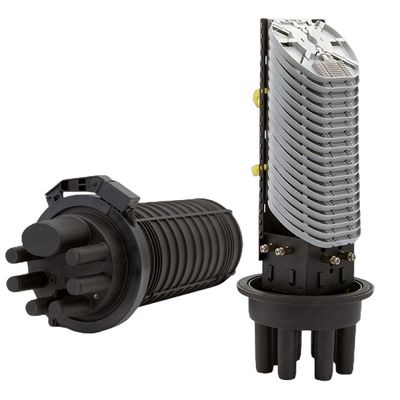 Vertikaler Haubenfaser der Hauben-Faser-Optikschließungs-Spleiß-144Core 288Core optischer gemeinsamer Kasten