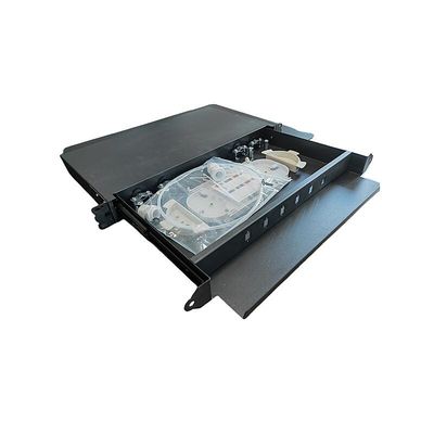 6 Portgestell-Berg-Faser-Einschließung faser-Optikschalttafel Sc 12 Kern-1U