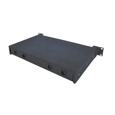 Portschalttafel LC-Duplex-Anschlusskasten der faser-1U 12 Optikaus optischen fasern