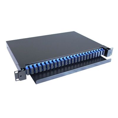 Fach-Art Schieben des Faser-Optikbeendigungs-Platten-Kasten-48 des Kern-1U