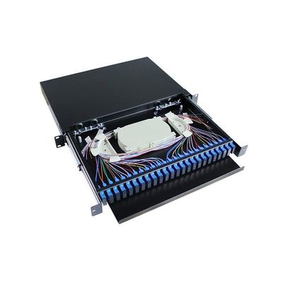 Fach-Art Schieben des Faser-Optikbeendigungs-Platten-Kasten-48 des Kern-1U