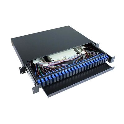 Fach-Art Schieben des Faser-Optikbeendigungs-Platten-Kasten-48 des Kern-1U