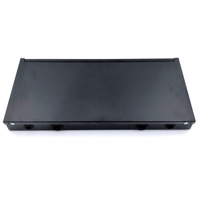 des Gestell-1U Kern Sc LC Berg-Schalttafel-der Faser-Optik-19&quot; 24 mit Spleiß-Behältern