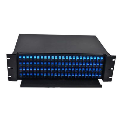 3u 3ru 19&quot; Faser-Optikgestell ODF 96 brachte Einschließungs-Fach-Art Schalttafel an