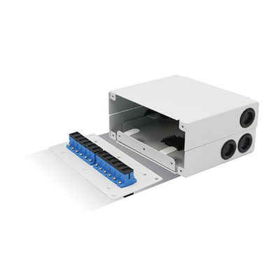 Ermöglichte Faser-verstärkende Metallkasten-Lärm-Optikschienen-und Wand-Montage 12 Adapter Sc Upc