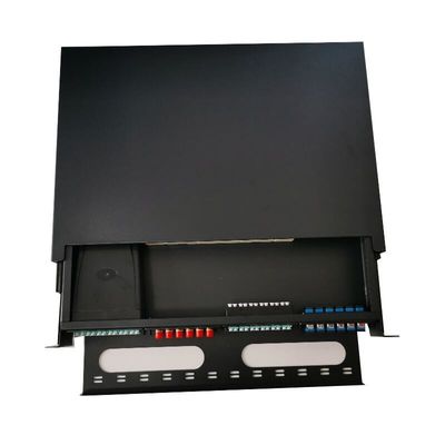 Faser-Schalttafel 1U MTP MPO 19 Kern-Verstärken des Zoll-Rahmen-Gestell-Kabinett-96