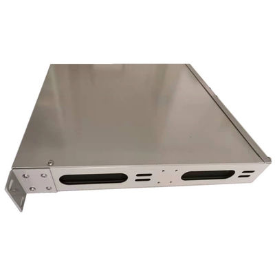 Grau 24 Port-Sc-Faser-Schalttafel-Schwingen-Art optische Verteilerplatte 1U
