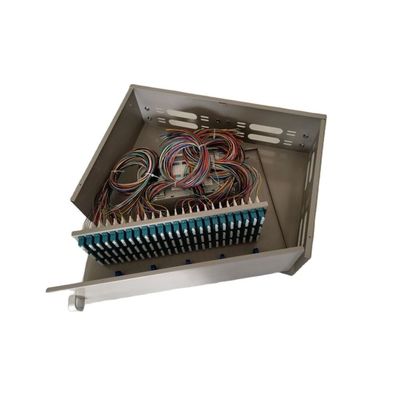 der Faser-3U schwingen Optikviererkabel Schalttafel-Gestell-des Berg-288Core LC heraus Art