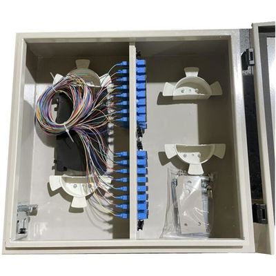 48 wasserdichter 48F LCD Adapter des Kern-Wand-Berg-Faser-Verteilerkasten-im Freien