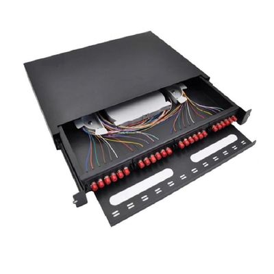 Faser-Schalttafel 19 MPO FC 24 Portschalttafel-Gestell-Berg Soem
