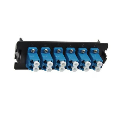 MPO-Gestell-Berg-Faser-Platten-Einschließung 24 Port-LC-Faser-Schalttafel 1U