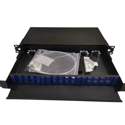 19&quot; 24 Portkern des faser-Optikschalttafel-Innengestell-Berg-1U ODF 24