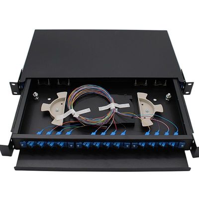 19&quot; 24 Portkern des faser-Optikschalttafel-Innengestell-Berg-1U ODF 24