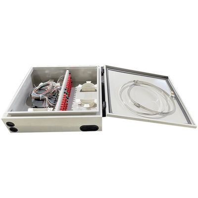 48 wasserdichter 48F LCD Adapter des Kern-Wand-Berg-Faser-Verteilerkasten-im Freien
