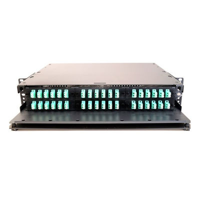 LGX 2U Adapter-Platte LC UPC der Gestell-Berg-Faser-Einschließungs-6 Schlitze 72F Duplex-6