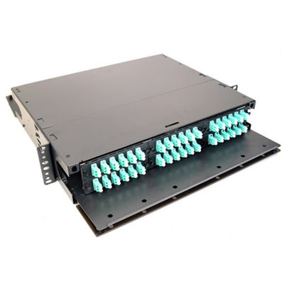LGX 2U Adapter-Platte LC UPC der Gestell-Berg-Faser-Einschließungs-6 Schlitze 72F Duplex-6