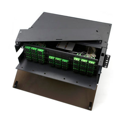 Faser-Schalttafel Sc APC 3RU MPO MTP Schalttafel-108F hält 9 LGX-Adapter