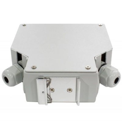 24 Kern-Faser-Optik- Lärm-Schienen-Anschlusskasten mit 12 PC Lc/Apc Duplex-Aadapter