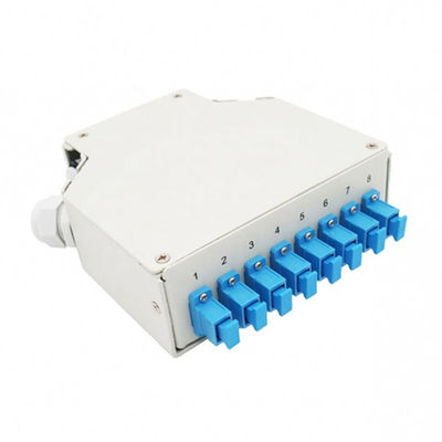 FASER-Optiklärm-Schienen-Anschlusskasten des Portlärm-8 Schienenmit Sc-/Upcadapter Singemode-Zöpfen
