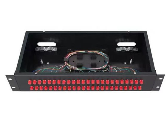 2U Verteilerplatten-Kasten-Einschließungs-Gestell-Berg Fc-Adapter aus optischen Fasern
