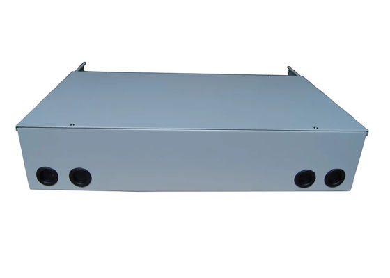 Beanspruchen Sie angebrachte ODF-Faser-Beendigung reparierte Faser-Optikbeendigungs-Kasten des Kern-2U 48 stark