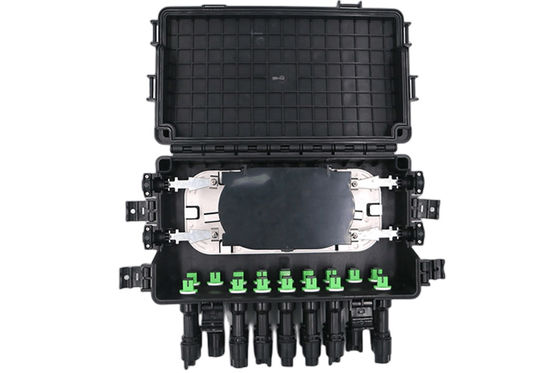Wasserdichtes Faser-Optikanschlusskasten Sc IP68 2 FTTB IN 2OUT 48Core 16Port