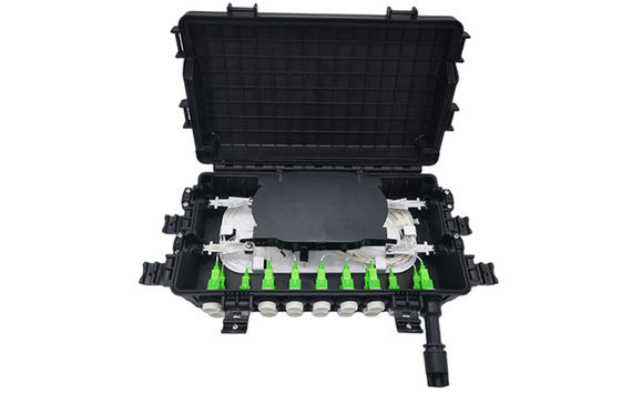 Wasserdichtes Faser-Optikanschlusskasten Sc IP68 2 FTTB IN 2OUT 48Core 16Port