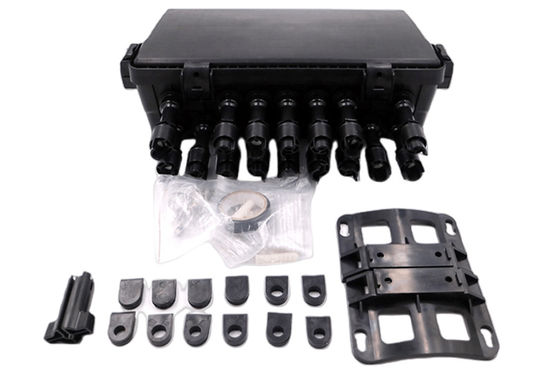 Wasserdichtes Faser-Optikanschlusskasten Sc IP68 2 FTTB IN 2OUT 48Core 16Port