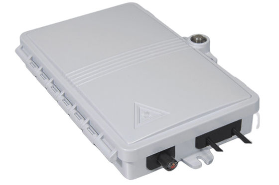 2Port Glasfaser-Anschlusskasten FTTH Outdoor/Indoor PC ABS-Material Hellgrau