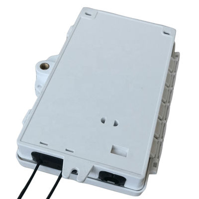 2Port Glasfaser-Anschlusskasten FTTH Outdoor/Indoor PC ABS-Material Hellgrau