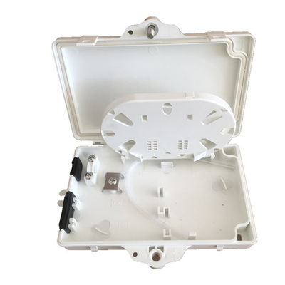 2Port Glasfaser-Anschlusskasten FTTH Outdoor/Indoor PC ABS-Material Hellgrau
