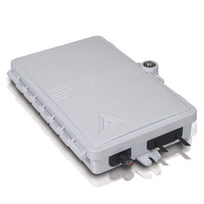 2Port Glasfaser-Anschlusskasten FTTH Outdoor/Indoor PC ABS-Material Hellgrau