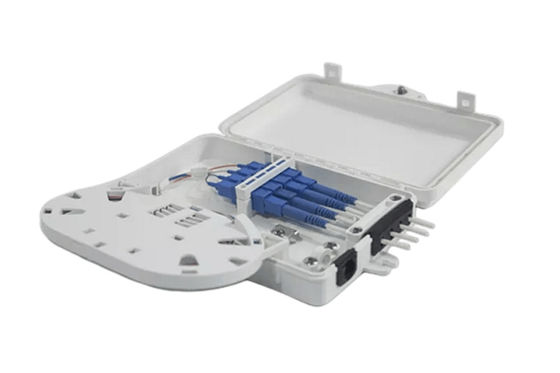 verkabelt Optikanschlusskasten Sc-Simplex-Inspektion der Faser-4Port weißes wasserdichtes IP-66