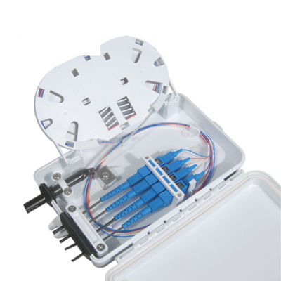 verkabelt Optikanschlusskasten Sc-Simplex-Inspektion der Faser-4Port weißes wasserdichtes IP-66
