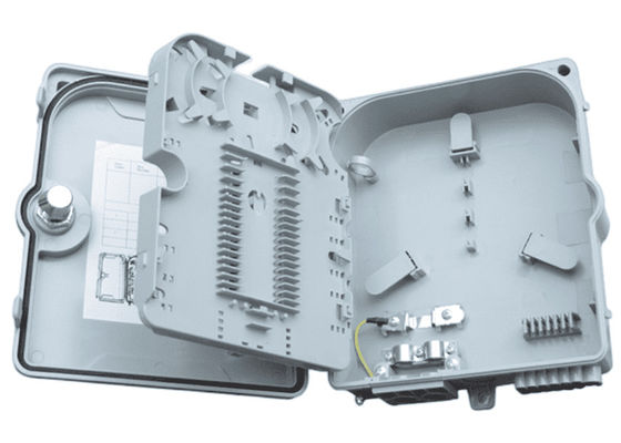 Faser-Optikanschlusskasten 12Port SC/LC/ST/FC IP-66 UPC/APC hellgraues FTTH