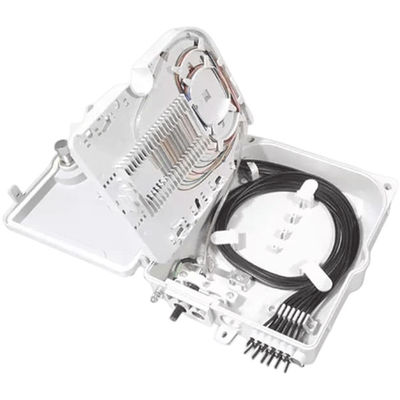 Faser-Optikanschlusskasten 12Port SC/LC/ST/FC IP-66 UPC/APC hellgraues FTTH
