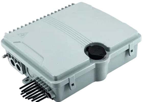 Faser-Optikanschlusskasten 12Port SC/LC/ST/FC IP-66 UPC/APC hellgraues FTTH