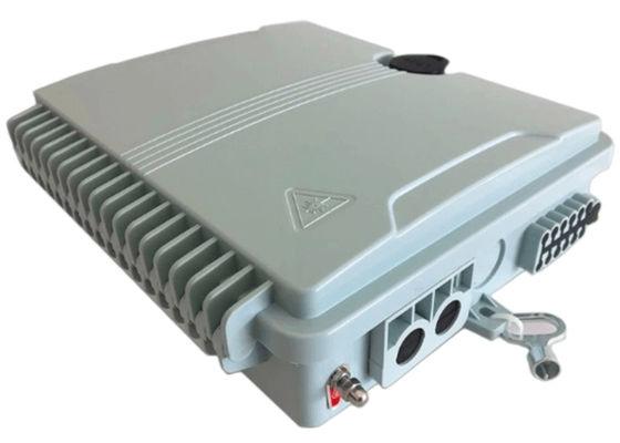 Faser-Optikanschlusskasten 12Port SC/LC/ST/FC IP-66 UPC/APC hellgraues FTTH