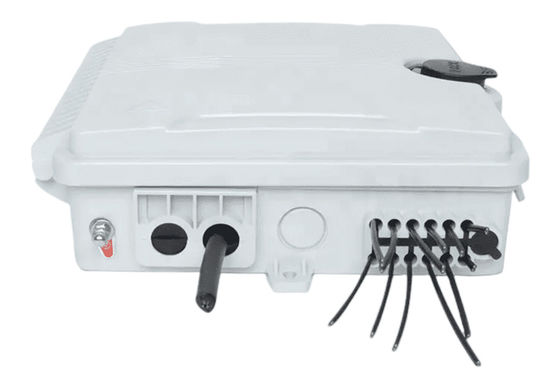 Faser-Optikanschlusskasten 12Port SC/LC/ST/FC IP-66 UPC/APC hellgraues FTTH