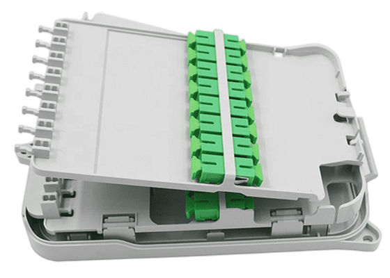 16Core Verteilerkasten UPC des Teiler-FTTH/APC-Wand-Berg hellgrau