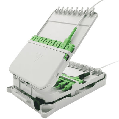 16Core Verteilerkasten UPC des Teiler-FTTH/APC-Wand-Berg hellgrau